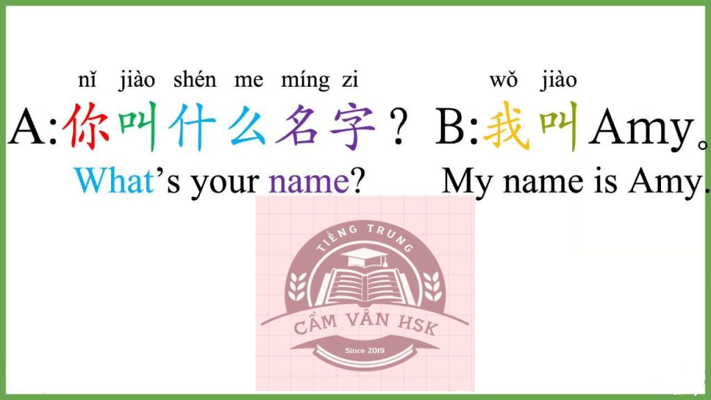 Hỏi tên tiếng Trung